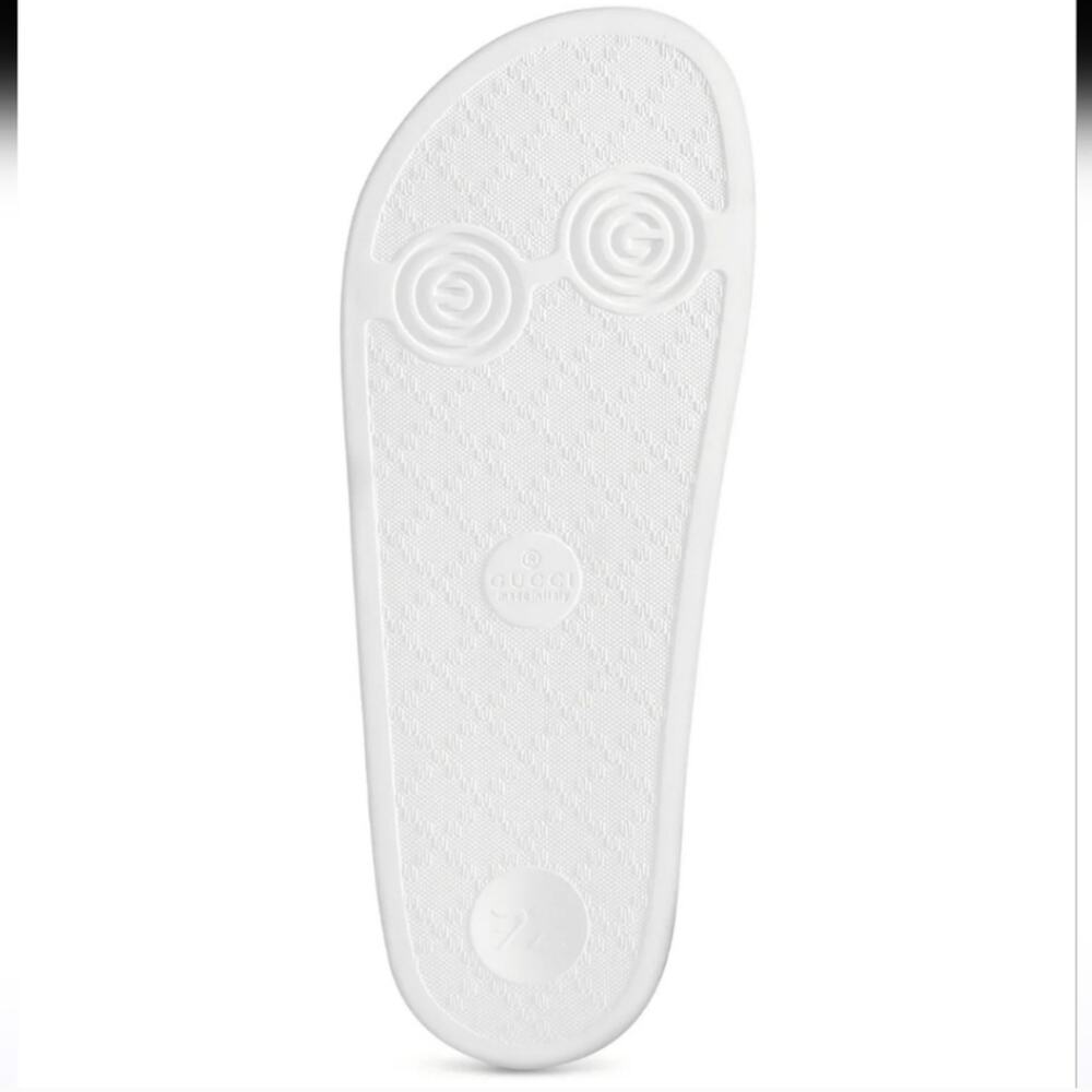 NWT$400 GUCCI Signature Pursuit 72 Stripe Slip-on Slide Sandals Sz 10G (10.5-11) - Picture 6 of 16